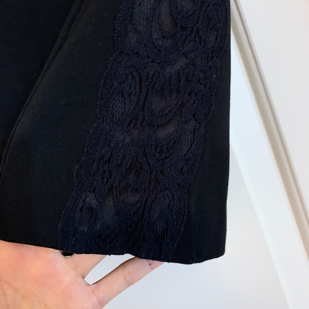 Express black mini skirt